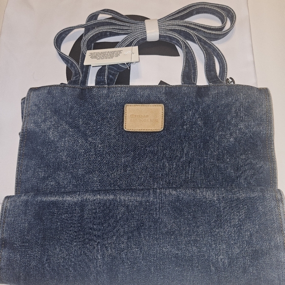 Telfar- Medium Denim Shopper - Blue - Picture 7 of 16